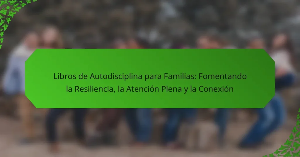 Libros de Autodisciplina para Familias: Fomentando la Resiliencia, la Atención Plena y la Conexión